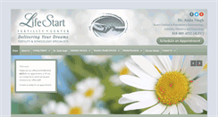 Desktop Screenshot of lifestartfertility.com